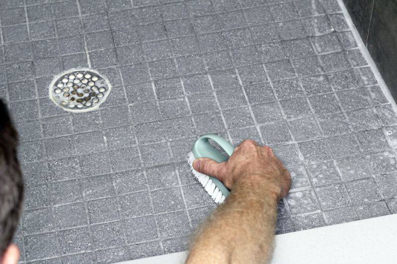 Shower Grout Installation